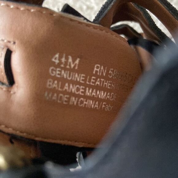 Caslon Camryn Stacked Block Heel Black Sandal‎ womens 4.5 - Picture 4 of 5